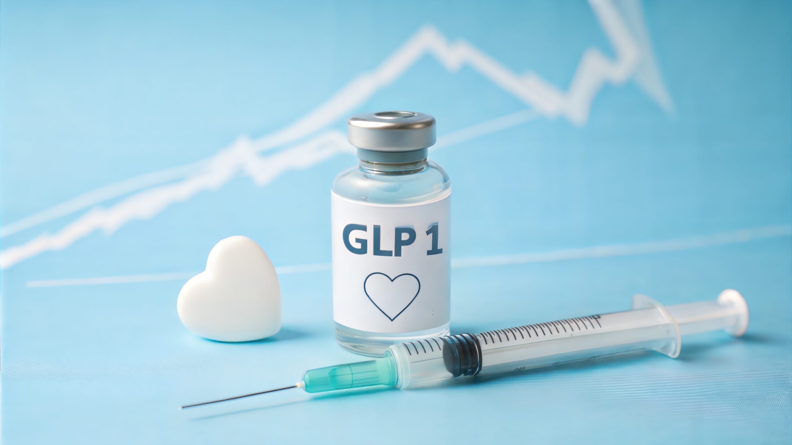 A visual representation of GLP-1 medication.